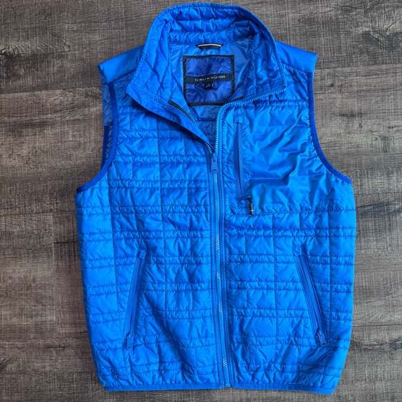 Tommy Hilfiger Men's Vibrant Blue Vest - Picture 1 of 5